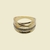 Anel folheado a ouro 18K