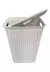 Canasto Cesto Ropa Sucia Baño Plastico Simil Rattan Grande - comprar online