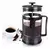 Cafetera Prensa Francesa Embolo 1 Litro Grd Vidrio Plastico Color Negro - comprar online