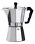 Cafetera Italiana 12 Pocillos Aluminio Crystal Rock Café Clasica Color Plateado