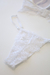 Imagem do Conjunto Calcinha e Sutiã Todo Em Renda Com Bojo e Aro Fly Away Branco