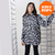 Buzo frisa oversize con capucha full estampado #INV 24