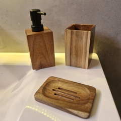 Portacepillo Acacia - LaNa HomeDeco