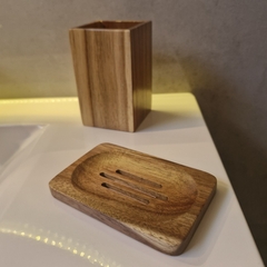Portacepillo Acacia - comprar online