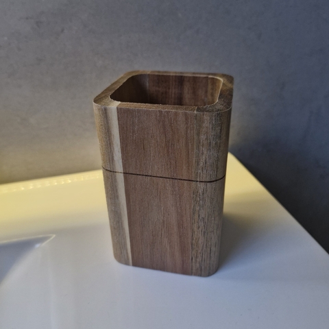 Portacepillo Acacia Premium