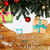Saia Para Árvore Natal Veludo Detalhes Prata Dourado 90cm - comprar online
