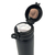 Garrafa Isotérmica 500ml com Tampa Plástica Fosca com Trava de Segurança - Preto - Bella Home Decor