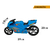 Super Moto 360 Esportiva - Azul - Bella Home Decor