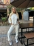 Moletom off white, conjunto com calça disponível M - Loja Moda Fitness e Fashion Online
