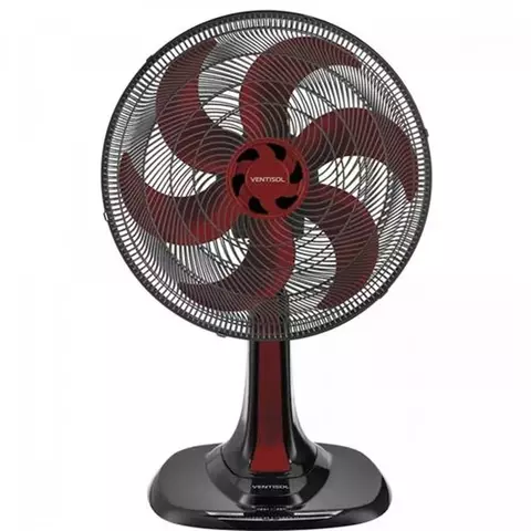 Ventilador de Mesa 30cm 220v Turbo6 Vermelho Ventisol