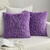 Funda almohadón pelo corto violeta