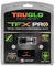 Mira Noturna TruGlo TFX PRO CZ P10/10C Series Fibra Óptica Trítio. - TRUGLO MIRAS