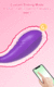 Vibrador de casal à longa distancia com aplicativo e 10 modos de vibração com estimulador na ponta - YOUVIBE - loja online
