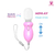 Mini vibrador chaveiro,com cabeça totalmente flexível em material macio e leve ao toque - YOUVIBE
