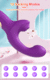 Imagem do Vibrador ponto G com 10 modos vai e vem na ponta e 10 modos de pulsação no estimulador - YOUVIBE