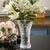 Vaso de Vidro Lapidado 23cm Decoração Sala Festa Plantas Flores - comprar online