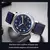 BERNY Relógio Mecânico para Homens Travesseiro 38mm Caso Almofada Safira Super Luminoso Mãos Relógio de Pulso de Lona Calendário para Homens