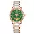 Orkina relógio de pulso feminino, relógio de pulso mecânico à prova d'água com pulseira de aço fashion para mulheres - loja online