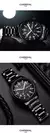 Carnaval marca moda relógios para homens de luxo sólido aço inoxidável calendário luminoso quartzo relógio pulso à prova dwaterproof água reloj hombre na internet