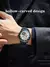 AILANG Grande Dial Vintage Mens Pulso Esportes Tourbillon Oco Automático Mecânico Mão Enrolamento Relógio dos homens