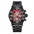 Imagem do Reef Tiger-Relógio Desportivo Automático Masculino, Bracelete de Aço, Ano, Mês, Data, Dia, Luminoso, Esqueleto, RGA703