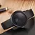Unissex relógio de pulso minimalista para homens mulher casal quartzo relógios simples masculino feminino turntable números dial conjunto relógio de pulso - loja online