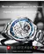 AILANG Grande Dial Vintage Mens Pulso Esportes Tourbillon Oco Automático Mecânico Mão Enrolamento Relógio dos homens - comprar online