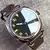 Imagem do Tandorio 42mm NH35A 20bar quadrado polido relógio masculino automático cristal de safira preto califórnia mostrador parafuso coroa pulseira de couro