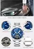 Carnaval moda tourbillon relógios mecânicos para homem relógio automático safira à prova dwaterproof água calendário luminoso relogio masculino - loja online