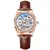 Chenxi novo relógio mecânico automático feminino marca de luxo elegante senhoras relógio rosa ouro aço inoxidável à prova dwaterproof água relógios pulso - loja online