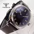 Tandorio 42mm NH35A 20bar quadrado polido relógio masculino automático cristal de safira preto califórnia mostrador parafuso coroa pulseira de couro - Turinshop virtual