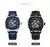Oubaoer relógios masculinos 2024 mecânico automático marca superior de luxo tourbillon auto enrolamento couro esporte relógio pulso