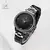 Imagem do Shengke pulseira relógio para mulher japonês quartzo à prova dwaterproof água relogio feminino luxo strass todo preto reloj mujer