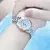 Carnaval marca vestido relógio senhoras luxo safira movimento automático relógios de pulso mecânicos à prova dwaterproof água para mulher reloj mujer - comprar online