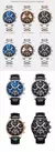 Carnaval moda tourbillon relógios mecânicos para homem relógio automático safira à prova dwaterproof água calendário luminoso relogio masculino - loja online