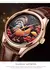 CARNIVAL-Men's 3D Rooster Padrão Sapphire Relógios, Relógio Mecânico Automático, Pulseira de Couro, Design Exclusivo, Miyota Fashion, Novo - comprar online