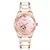 Orkina relógio de pulso feminino, relógio de pulso mecânico à prova d'água com pulseira de aço fashion para mulheres