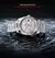 Cadisen relógios mecânicos masculinos luxo meteorito dial relógio automático para homem semana 100m japão miyota 8285 movimento relógio homem