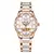 Orkina relógio de pulso feminino, relógio de pulso mecânico à prova d'água com pulseira de aço fashion para mulheres - Turinshop virtual