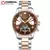 Imagem do Carnaval moda tourbillon relógios mecânicos para homem relógio automático safira à prova dwaterproof água calendário luminoso relogio masculino