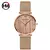 Transporte da gota a +++ + qualidade banda de aço inoxidável japão movimento quartzo à prova dwaterproof água feminino completo rosa ouro senhoras relógio de pulso luxo - comprar online