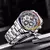 Imagem do PAGANI DESIGN-Relógio Mecânico Automático Masculino, Relógio Impermeável, Moldura Cerâmica, Relógio Rainbow Business, Marca de Luxo Top