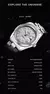 Imagem do Cadisen relógios mecânicos masculinos luxo meteorito dial relógio automático para homem semana 100m japão miyota 8285 movimento relógio homem
