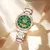 Orkina relógio de pulso feminino, relógio de pulso mecânico à prova d'água com pulseira de aço fashion para mulheres - comprar online