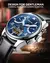 Carnaval moda tourbillon relógios mecânicos para homem relógio automático safira à prova dwaterproof água calendário luminoso relogio masculino