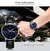 Moda masculina relógios miyota 8215 relógio de luxo marca carnaval relógio de pulso mecânico automático safira duplo calendário relógio masculino