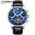 Carnaval moda tourbillon relógios mecânicos para homem relógio automático safira à prova dwaterproof água calendário luminoso relogio masculino - loja online