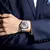 AILANG Grande Dial Vintage Mens Pulso Esportes Tourbillon Oco Automático Mecânico Mão Enrolamento Relógio dos homens - loja online