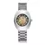 Relógio mecânico impermeável para mulheres, relógio de pulso luxuoso, aço elegante do tungstênio, alta qualidade, dourado - comprar online