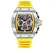Marca de luxo tonneau relógio para homem clássico aço inoxidável cronógrafo relógios quartzo moda esporte à prova dwaterproof água reloj hombre presente